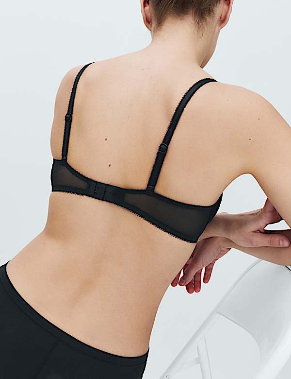 2 Pack Jasmine Lace Wired Demi Cup Bras (A-E) - JO