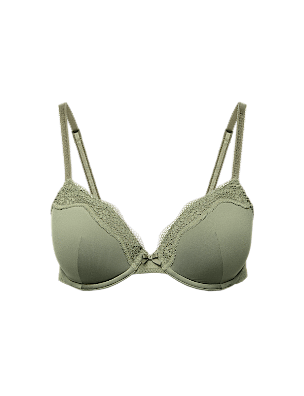 Jasmine Lace Wired Demi Cup Bra (A-E)