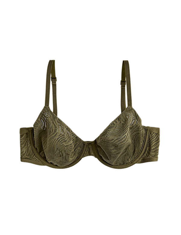 Body Lace Wired Demi Cup Bra A-E