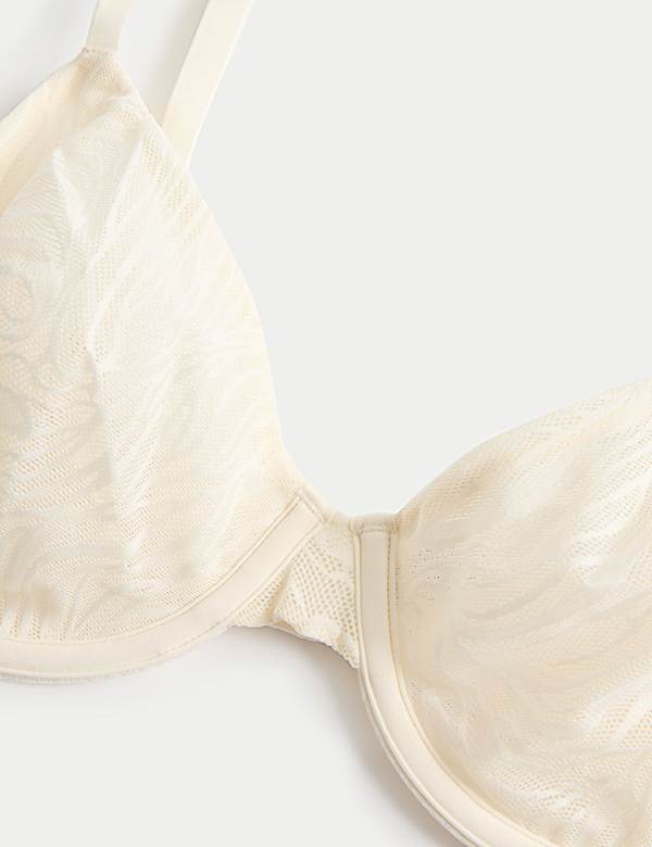Body Lace Wired Demi Cup Bra A-E