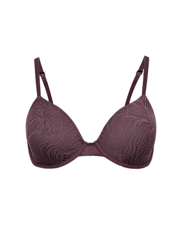 Body Lace Wired Demi Cup Bra A-E