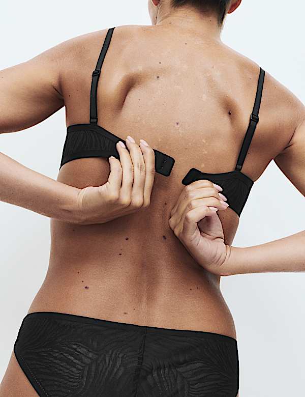 Body Lace Wired Demi Cup Bra A-E