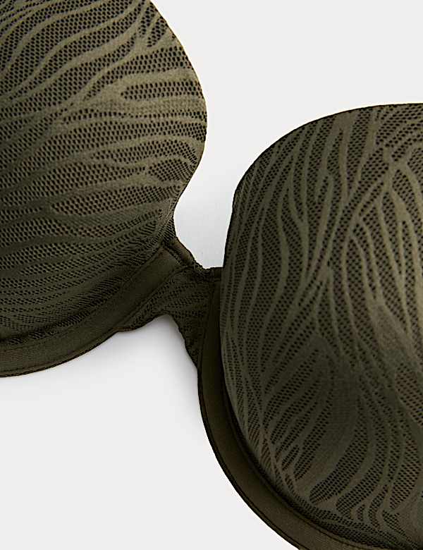Body Lace Wired Demi Cup Bra A-E