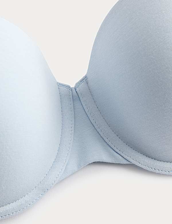 3pk Cotton Rich Wired Balcony Bras A-E