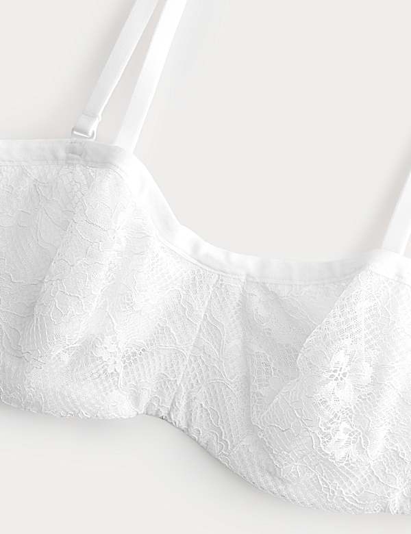 2 Pack Jasmine Lace Wired Strapless Bras (A-E)