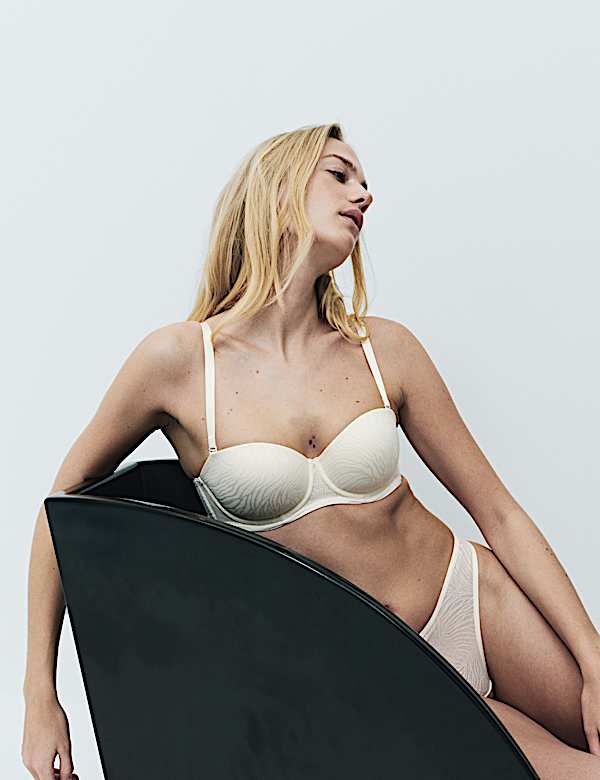 Body Lace Wired Multiway Strapless Bra (A-E)