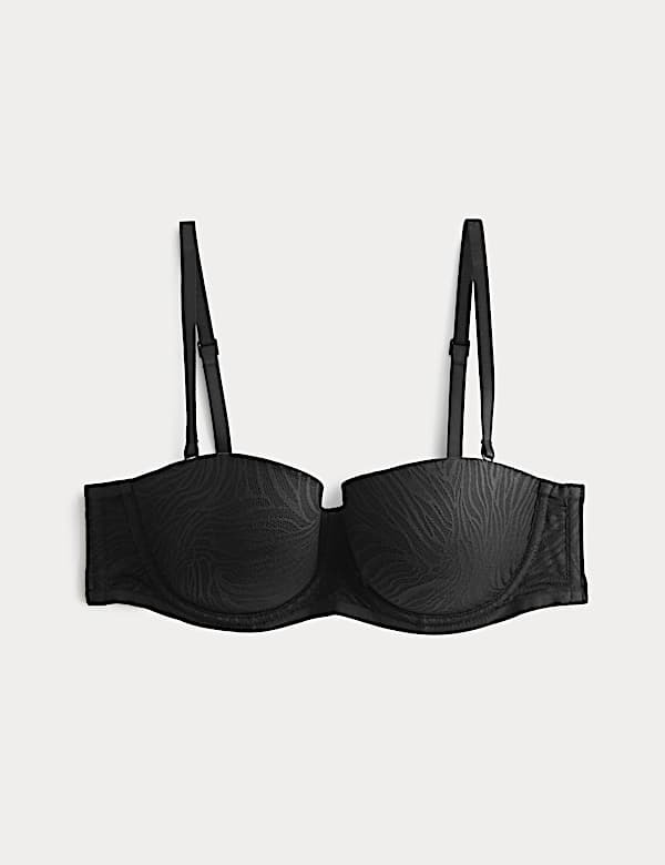 Body Lace Wired Strapless Bra (A-E) - AT