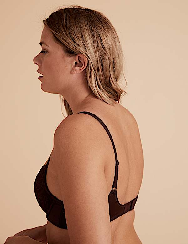 Wild Blooms Wired Balcony Bra A-E