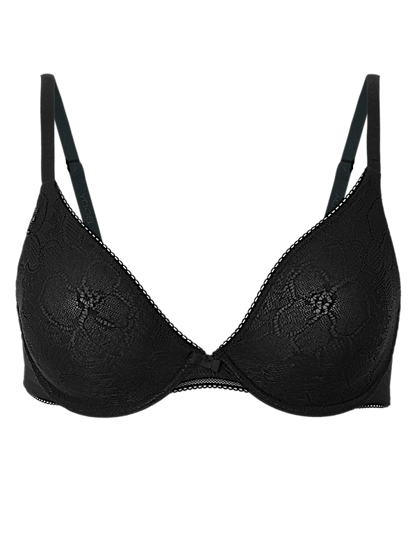 Body Lace Non-Padded Plunge Bra B-E