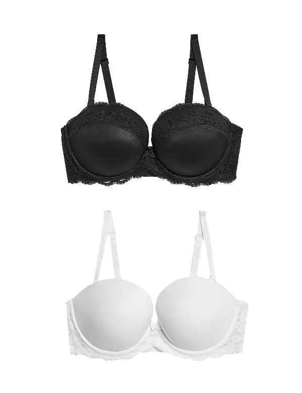 2pk Wired Multiway Push Up Bras A-E