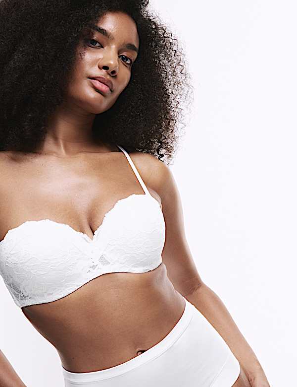 Lace Wired Bandeau Bra