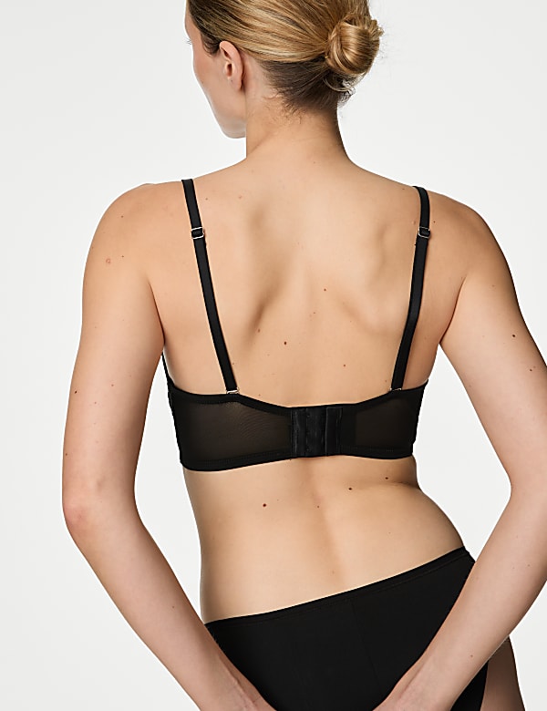 Lace Wired Strapless Bra A-E