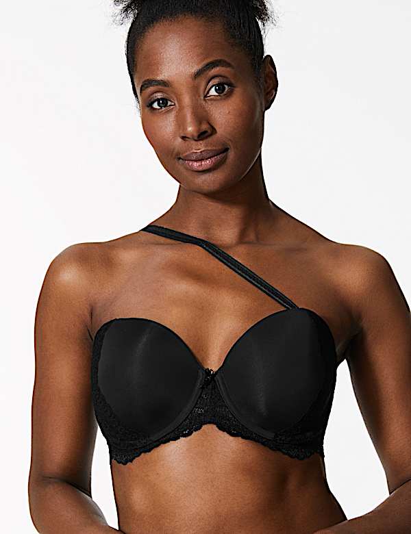 Louisa Lace Padded Strapless Bra A-E