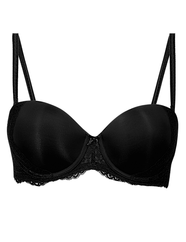Louisa Lace Padded Strapless Bra A-E