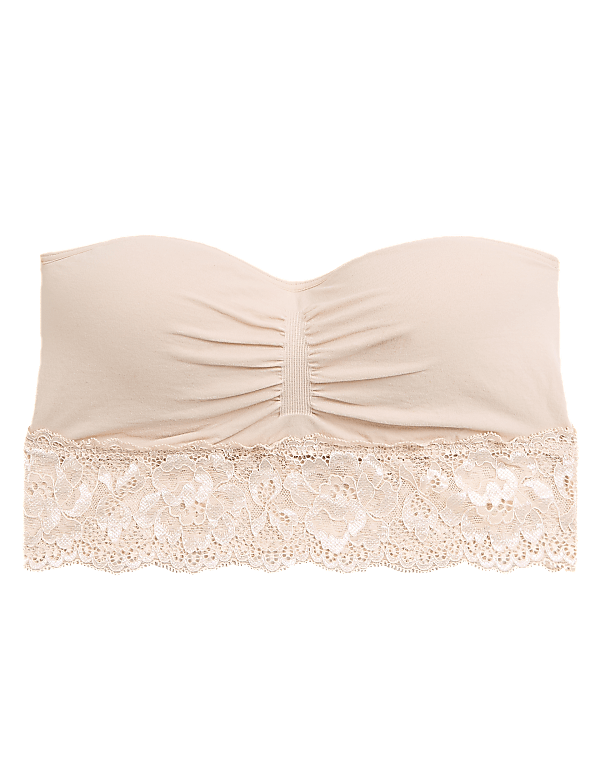Lace Bandeau Strapless Bra