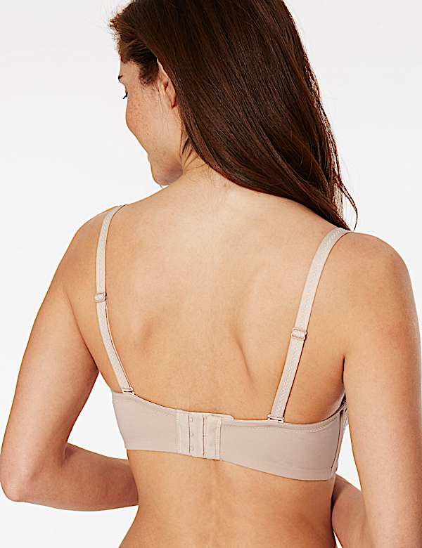 Cool Comfort&trade; Cotton Blend Padded Strapless Bra A-E