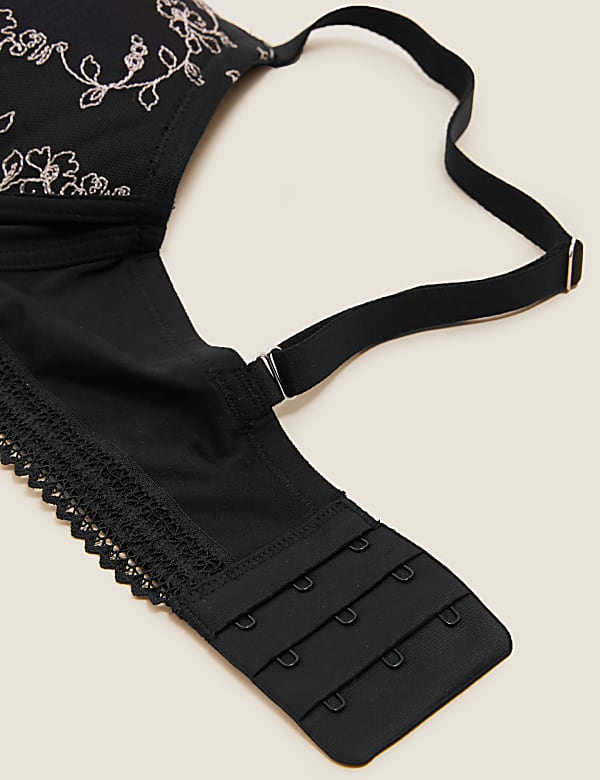 Archive Embroidery Non Wired Plunge Bra A-E