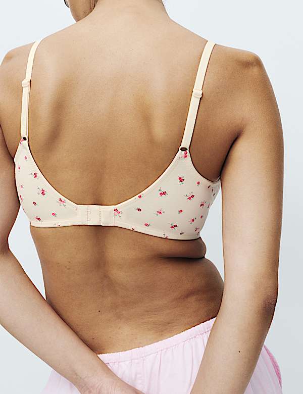 3pk Cotton Non Wired Full Cup T-Shirt Bra A-E