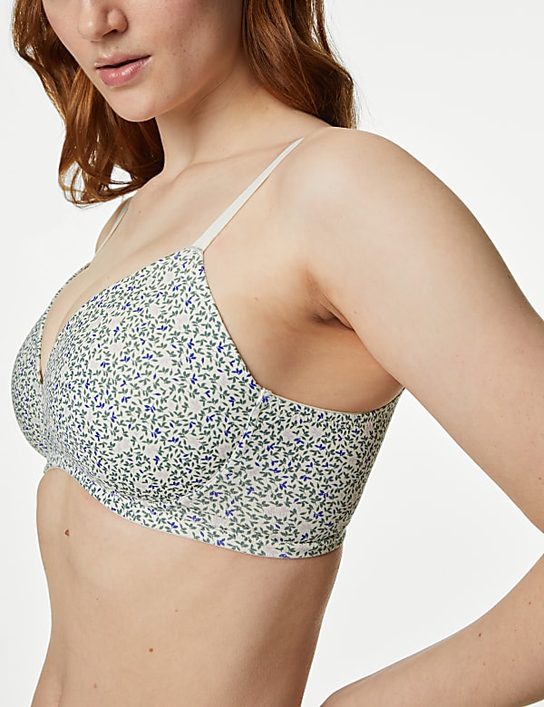 3pk Cotton Rich Non Wired T-Shirt Bras (A-E)