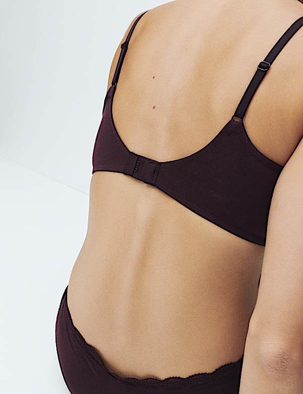 3pk Non Wired T-Shirt Bras A-E