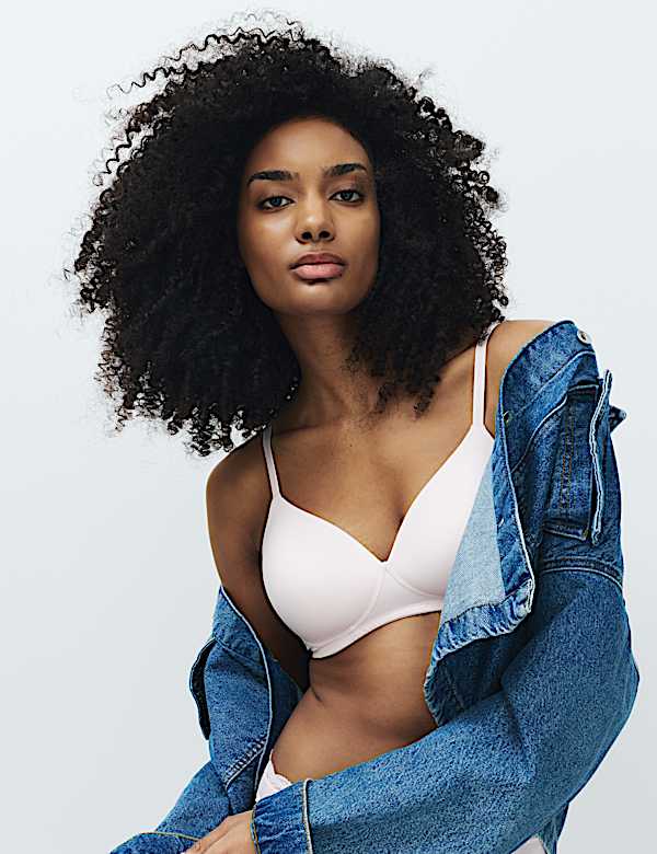 3pk Non Wired T-Shirt Bras A-E