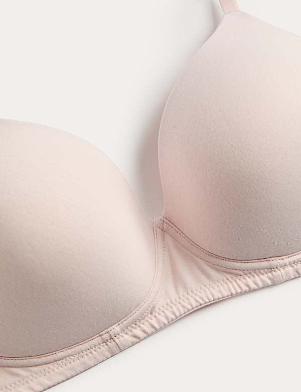 3pk Non Wired T-Shirt Bras A-E