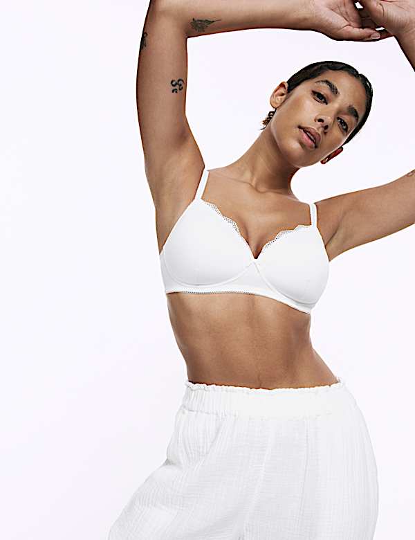 Jasmine Lace Non Wired Full Cup Bra (A-E)