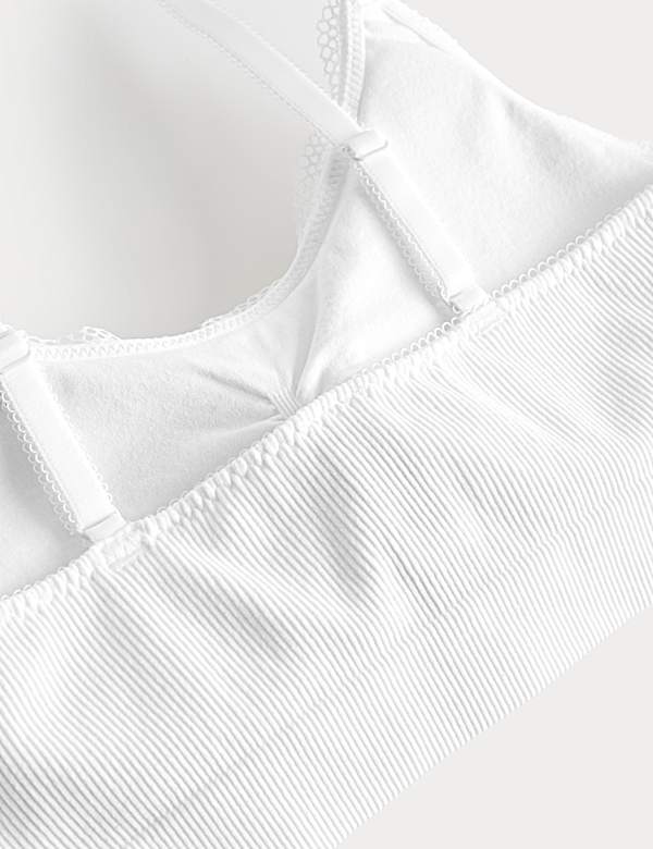 Jasmine Lace Non Wired Seamfree Crop Top