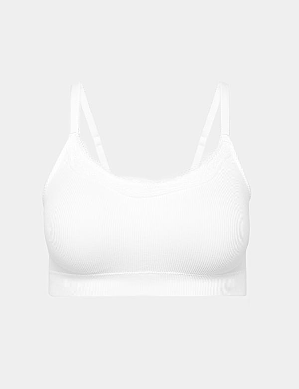 Jasmine Lace Non Wired Seamfree Crop Top - GR