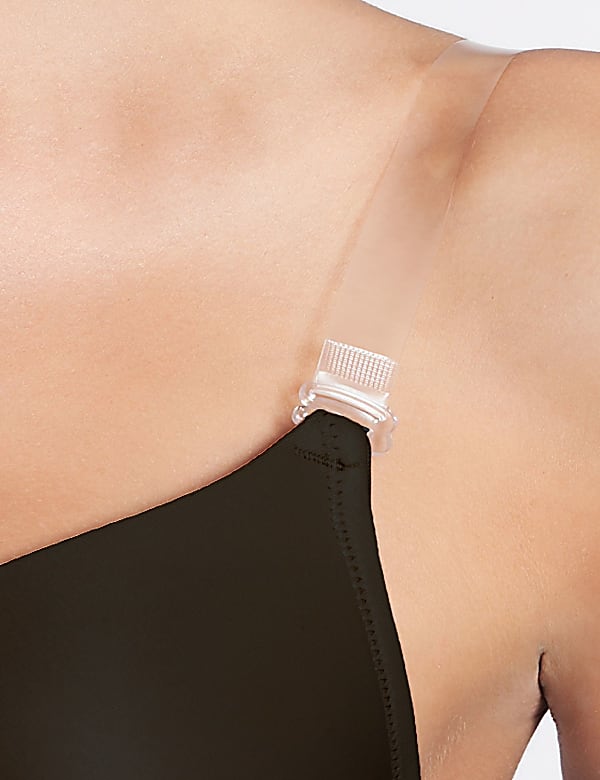Detachable Clear Bra Straps - Wider Width