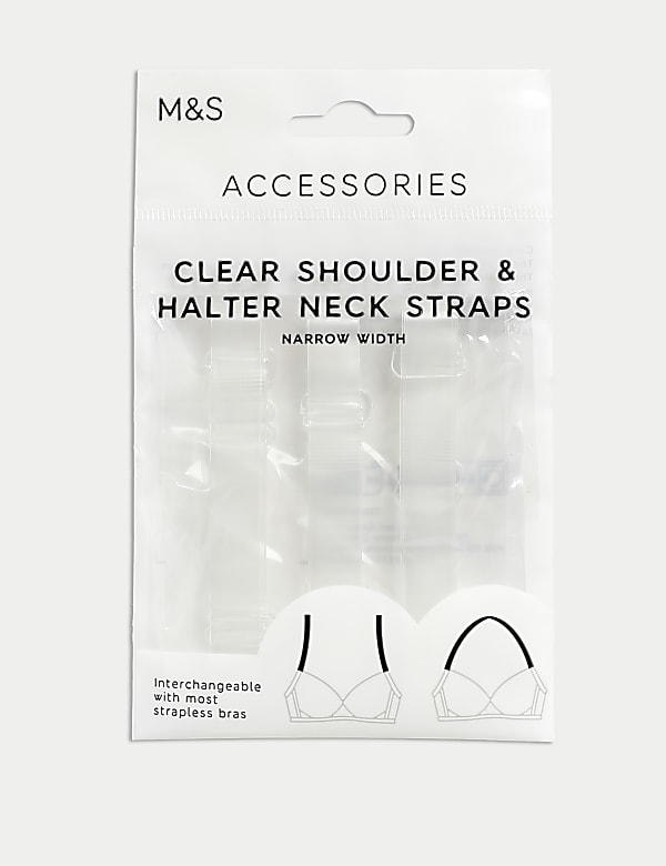 Clear Narrow Bra Straps