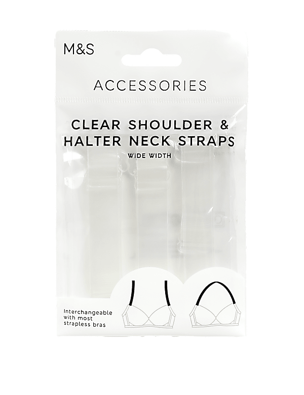 Clear Wide Bra Straps