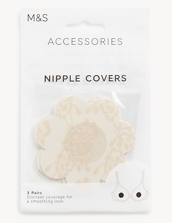 3pk Floral Nipple Covers - SE