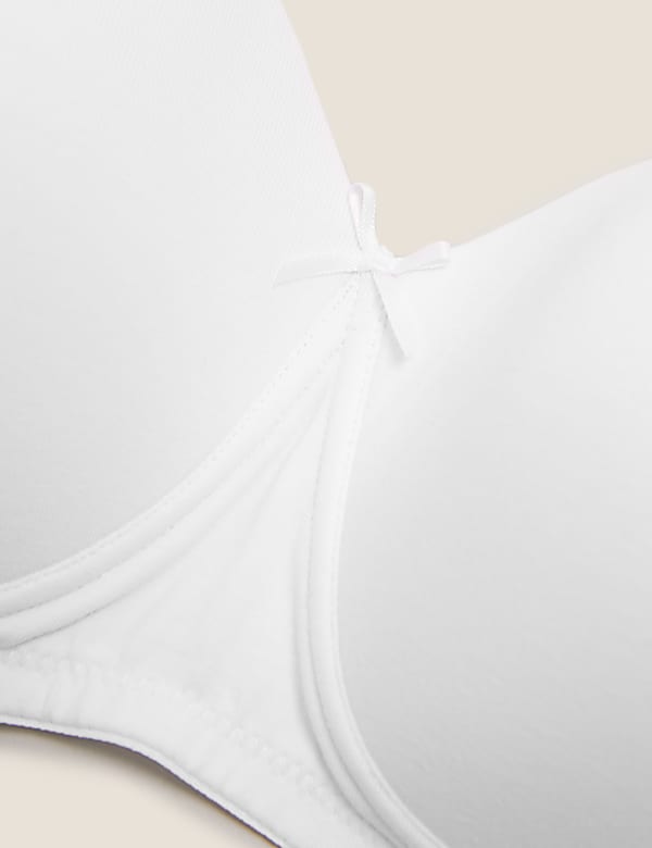 2pk Cotton Padded Full Cup Bras