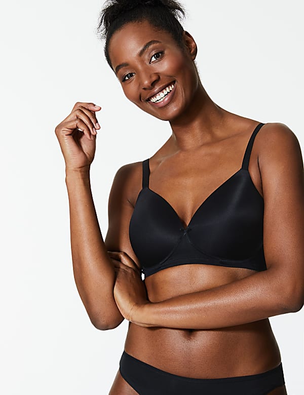 2 Pack Non-Wired Full Cup T-Shirt Bras AA-E