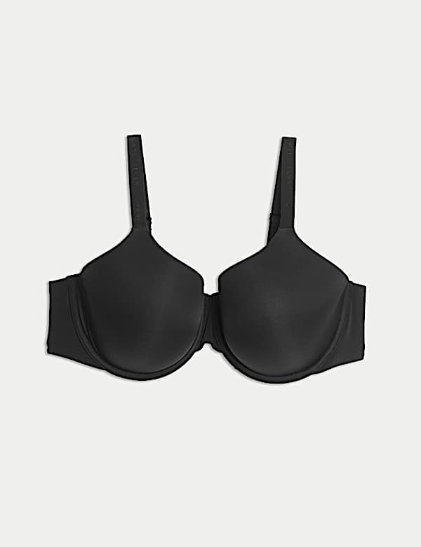 Conjunto de sujetador tipo camiseta de copa completa con aros (copa F-H) - ES