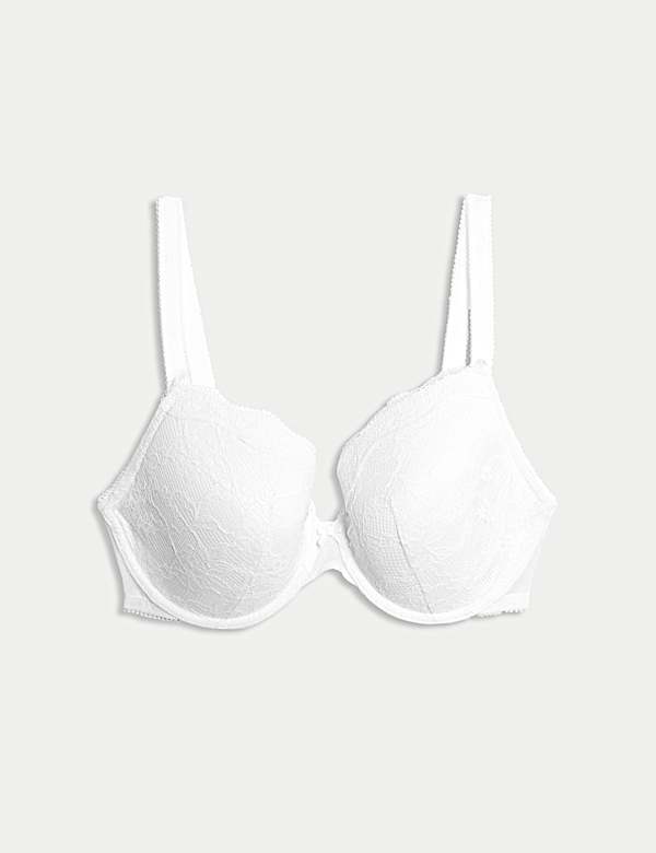 Jasmine Lace Wired Plunge Bra F-H - KR