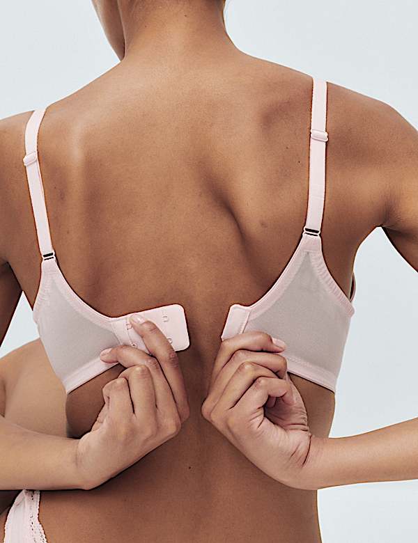 3 Pack Wired Plunge Bras (F-H) - CH