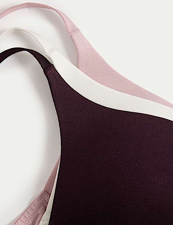 3pk Non Wired Plunge T-Shirt Bras A-E