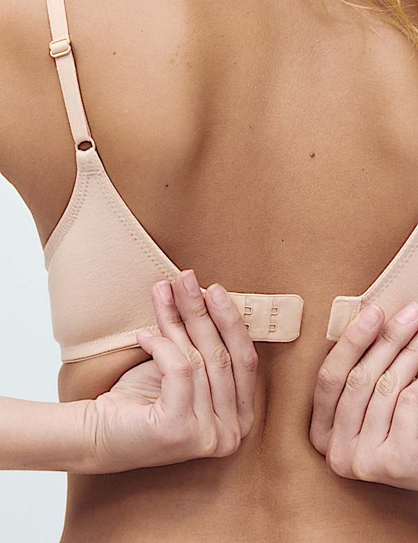 3pk Non Wired Plunge T-Shirt Bras A-E - IT