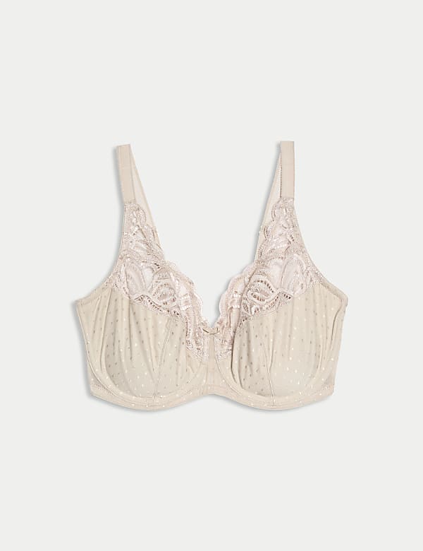 Amelia Lace Wired Full Cup Bra (F+) - RS