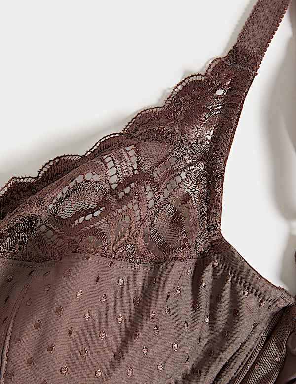 Amelia Lace Wired Full Cup Bra (F+)