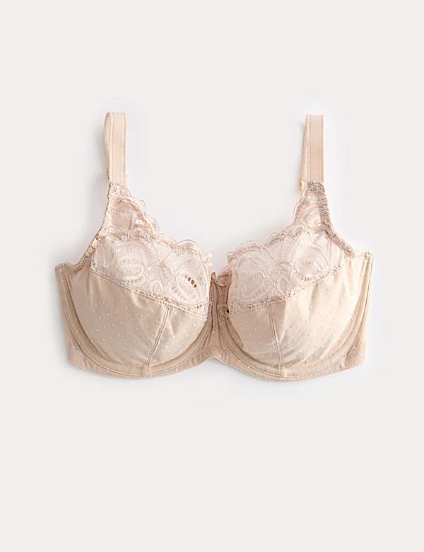 Amelia Lace Wired Full Cup Bra (F-J) - JE