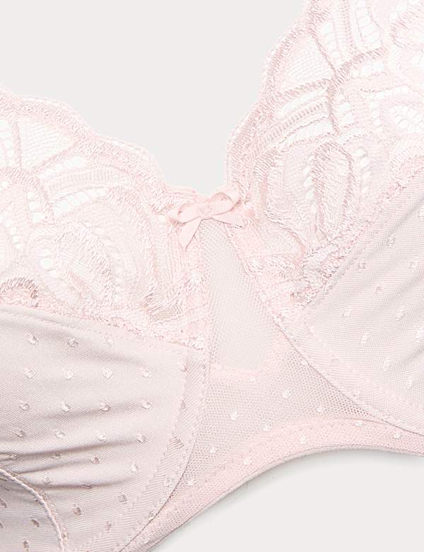 Amelia Lace Wired Full Cup Bra F-J