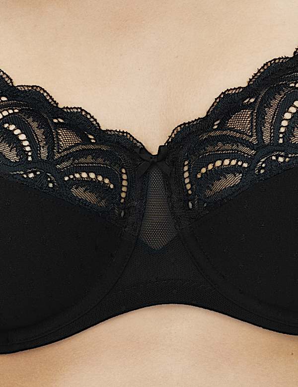 Amelia Lace Wired Full Cup Bra (F-J)