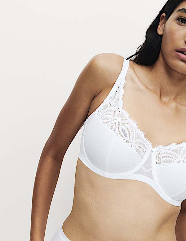 Amelia Lace Wired Full Cup Bra (F-J)