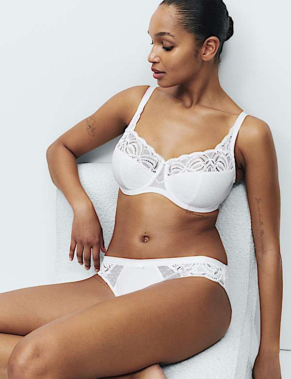 Amelia Lace Wired Full Cup Bra (F-J)