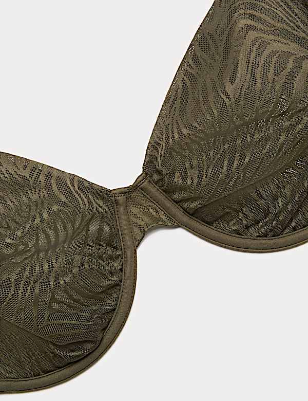 Body Lace Wired Demi Cup Bra F+