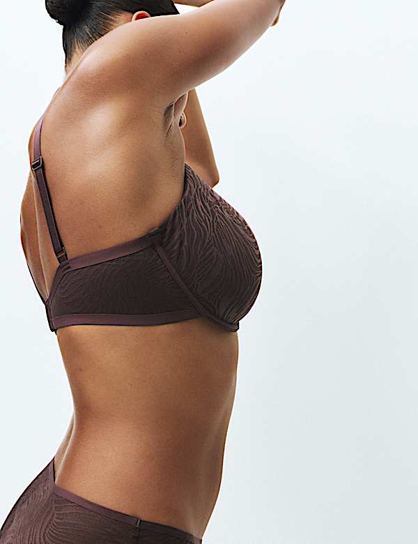 Body Lace Wired Demi Cup Bra F+