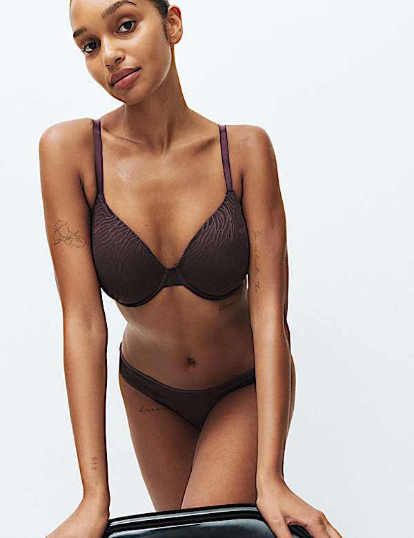 Body Lace Wired Demi Cup Bra F+